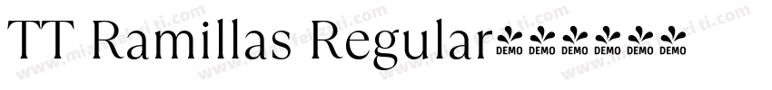 TT Ramillas Regular字体转换